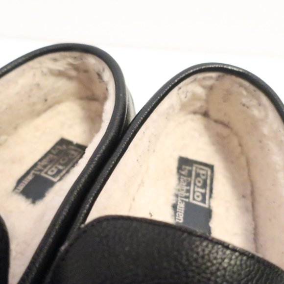 Polo Ralph Lauren Paulson Leather Slippers - Picture 6 of 14
